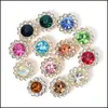 Glas Lose Perlen Schmuck 50 Stücke 10/12 Mm Strass Lünette Patch Cabochon Für Bögen Diy Needlewrok Nähen Auf Kristall Haar Assories Herstellung 1514 Dr