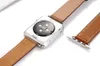 Double tour Smart Straps for Apple watch Ultra 49mm band 41mm 45mm 44mm 40mm 42mm 38mm Textured Genuine Leather watchband bracelet iWatch series 8 7 3 4 5 se 6 strap