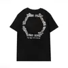 T-shirt de cr￩ateur pour hommes cr￢nes tees d'￩t￩ de base de base de base de crustal solide basique