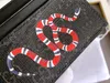 Designer brand Men Animal Short Ophidia Clutch Bags hanbag Leather Black Snake Tiger Bee Wallets Women Card Holder Style Luxury Purse Wallet With Gift Box