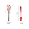 Silicone Cake Tools spatula brush egg beater utensils 5-piece kitchen utensil set cooking