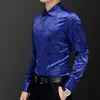 秋の新しいシャツの男性スリムフィット韓国服のメンズ長袖シャツタキシードシャツ男性5xl camisa 210412