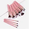 11 Teile/satz Make-Up Pinsel Sets Lidschatten Blending Eyeliner Wimpern Augenbrauen Make-Up Schönheit Pinsel Kit Mit Puderquaste und Brushegg