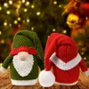 Christmas Decorations Gnome Knitted Tomte Nisse Swedish Elf Ornament Farmhouse Kitchen Decor