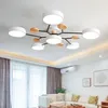 Lampada da soffitto a LED moderna e semplice, soggiorno, camera da letto, lampadario, sala da pranzo, studio, luci oscuranti per interni
