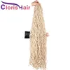 36Inch Messy Boho Nu Soft Locs Curly Crochet Braiding Synthetic Hair Extensions Natural Goddess Faux Loc Afro Dread Braids For Bla277r