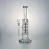 En stock 14mm femelle pincement de glace tube droit narguilés Joint Mobius tuyau d'eau en verre stéréo 5mm d'épaisseur Inline Ferc Fab Egg Heady Dab Oil Rigs