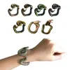 Charm Bracelets Unisex Simulation Snake Bracelet Horror Fake Wristband For Party Feastival Performance (Snake-8)
