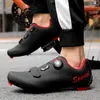 Calçados de ciclismo Sapatos de sapatos profissionais de bicicleta de corrida de corrida de auto-bloqueio Sapatilhha ciclismo mtb original tênis de bicicleta feminino