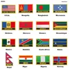 Parche bordado de bandera nacional, insignia, Turquía, Países Bajos, Kiribati, Djibouti, Kirguistán, Guinea, Bissau, Canadá