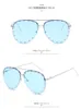 Ladies' Metal Rivet Pilot Sunglasses Luxury Vintage womens sun glass brand designer men shades Tinted Summer Glasses