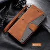 Wallet Phone Cases for iPhone 15 14 13 12 11 Pro Max XR XS X 7 8 Plus Rivets Stitching PU Leather Flip Kickstand Cover Case with Multi Card Slots