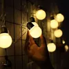 Saiten LED Globe Bulb Outdoor String Licht Batterie Ball Lichterkette Weihnachtsgirlande Hochzeit Gartenparty zum Aufhängen Camping2243