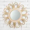 Rotin Art innovant chez l'habitant décoration miroir de maquillage Dressing salle de bain miroirs suspendus livraison directe