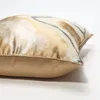 Cushion Decorative Pillow Modern Champagne Gold Light Luxury Cushion Cover 30 50 45x45 50 Pillowcase Jacquard Living Bedroom Sofa 332h