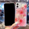 Beauty Seco Flower Phone Capas para iPhone 12 11 Pro Xs Max XR X 7 8 PLUS CLIRO DESCONTE CLIRO TRABALHO