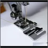 Notions & Tools Apparel Drop Delivery 2021 1 Piece Stainless Steel Domestic Sewing Elastic Presser Foot Hine Part Accessories1 Cyp0W