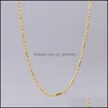 Chains Necklaces & Pendants Jewelrychains Trendy Gold Beads Chain Choker Necklace For Women Stainless Steel Bean Charms Jewelry Gift Fast L2