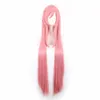 Krul Tepes 100CM Long Straight Wig Owari no Seraph Of The End Synthetic Hair Anime Cosplay Ponytail s Y0913