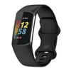 Alta de Relógio de Alta Qualidade para Fitbit Charge 5 Charge5 Acessórios WatchBand Bracelete Bandas Esporte Bandas Silicone Pulseira