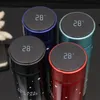 Creatieve slimme waterfles intelligente kleur veranderende temperatuur meten koffie mok 304 roestvrij stalen vacuüm fles cadeau