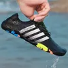2019 Men Women Aqua Shoes Summer Beach Wading Swimming Quick-Drying Breath Rubber Reef Non-slip On surf Unisex Water Y0714