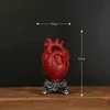 Resin Vase Home Decor Nordic Decoration Room Heart-shaped Sculpture Statue Flower Pot Desktop Crafts Ornaments 211215