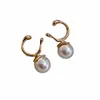 Orecchini di perle femminili 2021 Trendy temperamento coreano High-end elegante tendenza squisita piccoli orecchini a bottone pendenti lampadario264H