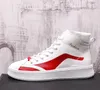 Flat Top NEW Men's Embroidery for Men White Red Board Shoes Espadrilles High Help Sneakers 321