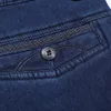 Hiver Hommes Épais Chaud Jeans Classique Polaire Mâle Denim Pantalon Coton Bleu Noir Qualité Long Pantalon pour Hommes Marque Taille 44 210716