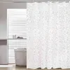 Ретро облако шаблон душевая занавеска простая ванна шторы Peva полупрозрачный белый водонепроницаемый пресс-формы для ванной комнаты подарки ванной комнаты Dropshipping 210402