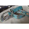 2022 Designer BeltSimon Riemen voor Mannen Vrouwen Glanzende diamanten riem roze cintura uomo boosluxurygoods6564120