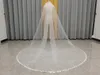 Fashion Veil Ribbon Edge Short Two Layer Bridal Veils With Comb High QualityCCW0014