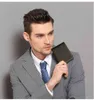 Male Genuine Leather Design Fashion Slim Wallet Front Pocket Money Clip Mini Bill Purse For Men 1055-b