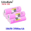 Liitokala Rechargable Batteri 18650 3500mAh 13A Urladdning INR18650 35E INR18650-35E Li-jon 3.7V