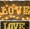 Bag Parts & Accessories Nordic Style Home Decor Luminous LED Letter Night Light Without Battery Scandinavia For Wedding Party Decoration Kid