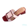 Classic Womens Sandaler Slides Fashion High Heels Gummi Tofflor Plattform Jelly Skor Diamond Designer Luxury Flip Flop Boots 34-4
