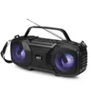 Super Bass Draagbare Speaker Bluetooth Draadloze Stereo HiFi Luidsprekers met Handvat Mobiele Telefoon Houder FM Antenne Outdoor Luidspreker Square Dance Subwoofers