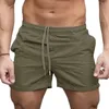 Men Beach Shorts 2020 New Famous Solid Color Casual Drawstring Short Bottoms Running Clothes for Mens Board Swimwear Shorts Y0408