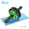 Muscular Equipamento de Exercício Home Fitness Double Wheel Abdominal Power roda AB Roller Gym Roller Trainer Trainer