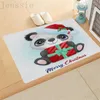 Bienvenue Paillassons Tapis De Cuisine Joyeux Noël Déco Maison Belle Tapis Pour Porche Entrée Couloir Bain Salon Chambre Enfant Tapis 210928