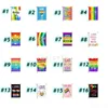 Bannière de drapeau arc-en-ciel 30 * 45 cm drapeaux gay lgbt Polyester drapeau de jardin gay fournitures de fête décoratives pour la maison par mer T2I52509