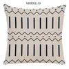 sale linen pillow geometric pillowcase Nordic home decor decorative throw hold hug pillowcases office car cushion cases Hugging Sofa Customized