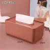 Tissue Boxes & Napkins Safe Nice Wood Square Box Nordic Napkin Holder Baby Wipes Rolling Toilet Black Car Servilletero BY50TB