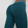 Rahat Dikişsiz Kadın Tayt Spor Yüksek Bel Elastik Push Up Patchwork Baskı Ayak Bileği Uzunluğu Polyester Legging Yoga Pantolon Pantolon