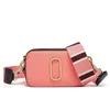 Evening Bags 2021 Texture Women's Bag M Wide Shoulder Belt J Fashion Color Matching Camera Single Slung