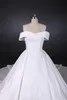 Robe de mariée élégante et belle, sans manches, avec des Appliques, ligne A, avec traîne de balayage, haut de gamme, sur mesure, sans strict