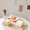 バブルキャンドルキューブ大豆蝋人形かわいい香りのキャンドルアロマテラピー小さなリラックスした誕生日ギフトホーム装飾シーウェイCCF8577
