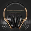 Draadloze headset Bluetooth-hoofdtelefoon over oor stereo bass oortelefoon opvouwbare verstelbare gaming oortelefoons met microfoon voor pc-telefoon