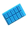 New10 Otwory Bloki Cegły W Kształtne Formy Ciasto DIY Prostokątna Taca Lodowa Czekoladowa Silikonowa Mold Cube Mold Cakes Narzędzia Formy Kremówka